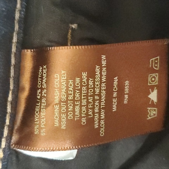 Kut from the Kloth Chrissy Flare jeans women's size 14 Blue Midrise Bootcut XL - Picture 15 of 16